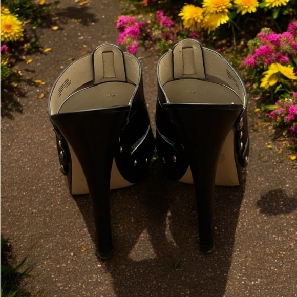 Michael Kors Black Stiletto Heels with Strappy Design - Picture 8 of 9